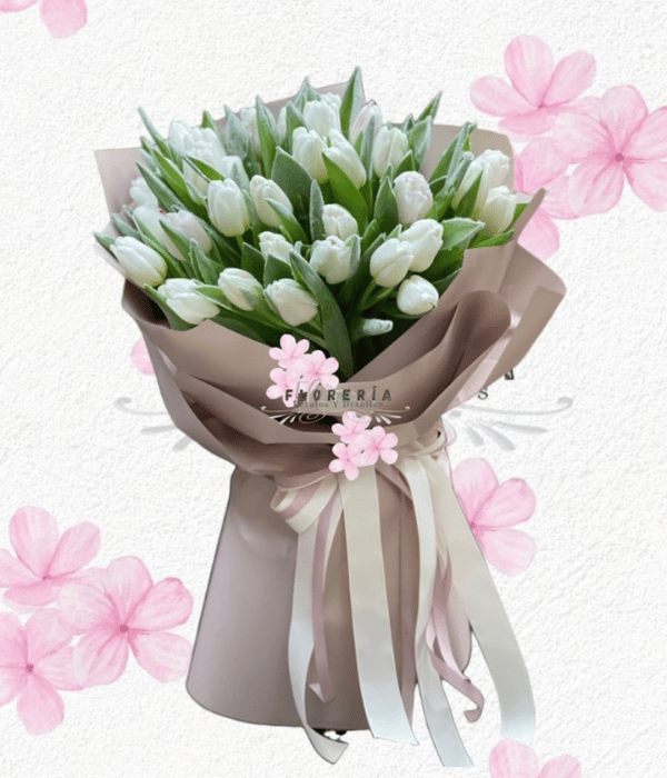ramo de 30 tulipanes