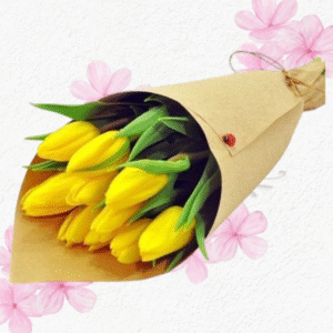 Ramo en tulipanes