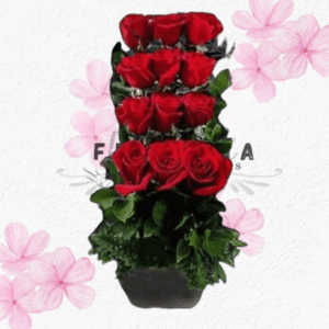 Arreglo escala en rosas