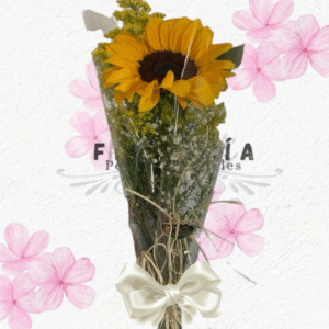 Lindo girasol decorado para regalar en primavera