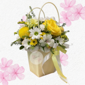 Carterita en mix de flores de temporada, Diseñada Primaveral...