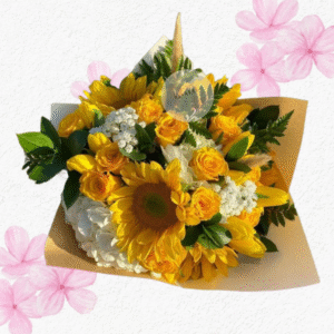 Inicio de primavera, Mix Rosas, Girasoles y flores de temporada