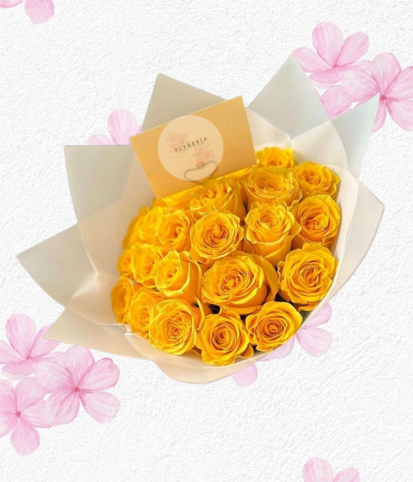 Ramo Bouquet en delicadas rosas, Lindo envoltorio