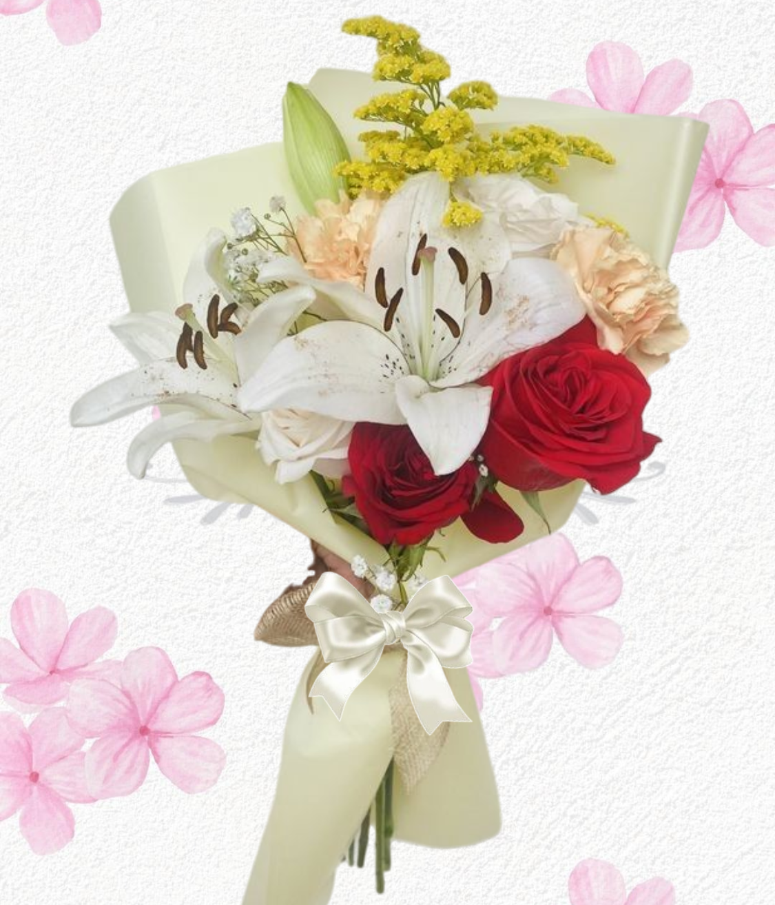 Ramito extendido en 5 varas mix de flores de temporada