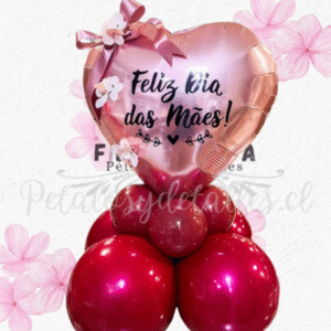 Bouquet Le'amour globo y bombas decorativas