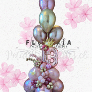 Bouquet elegance en globos y bombas en helio decorativos