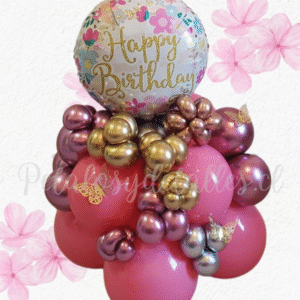 Bouquet bombitas en globos y bombas decorativas