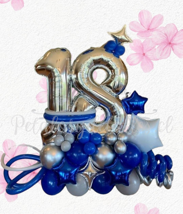 Mega bouquet en globos y bombas decorativas