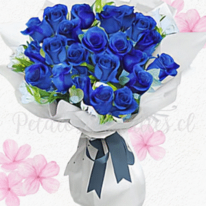 Ramo bouquet en 20 rosas importadas y Elegante envoltorio