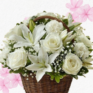 Canasto mis flores en 15 varas, Rosas lilium e ilusión