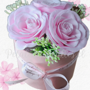 Mini Box en 3 rositas eternas de jabón