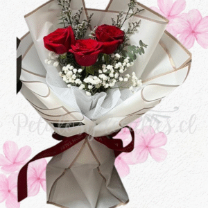 Ramito tentación en 3 rositas importadas y follaje