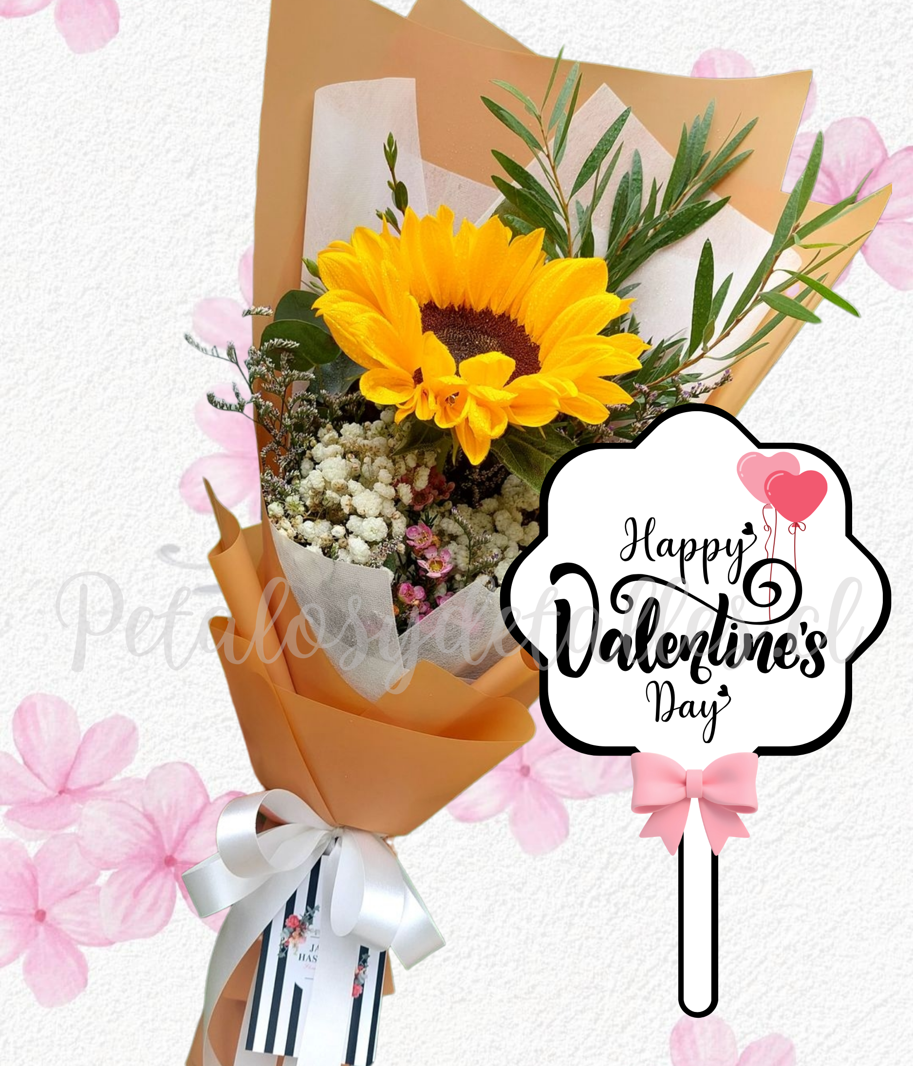 Encantador girasol para regalar mas topper