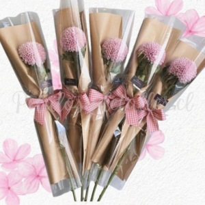 Pack en 5 ramitos de 1 vara de Maule crisantemos decorado