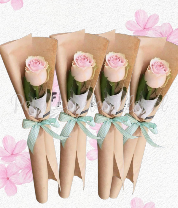 Pack en 4 rositas importadas arregladas para regalonear