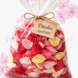 Pรฉtalos de rosas naturales combinados, Tamaรฑo Mediano